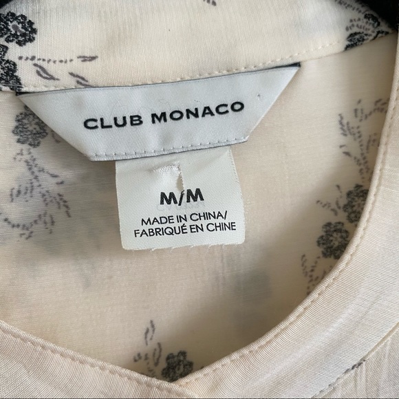 Club Monaco Silk Feel Viscose Blouse BNWOT - Picture 6 of 7